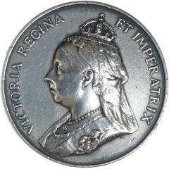 Medal - Victoria Death, Heaton, white metal, 39mm