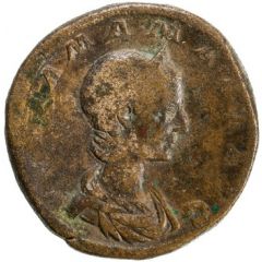 As - Julia Mamaea MATER AVG ET CAESTORVM, Pietas