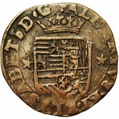 1/2 Liard `Gigot` - Albert and Isabella Maastricht