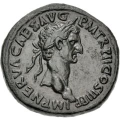 Sestertius - Nerva PAX AVG S C, Pax