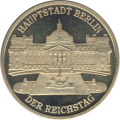 Medal - Einigkeit und Recht und Freiheit Berlin - Reichstag
