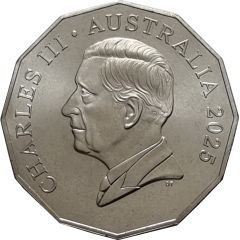 50 Cents Charles III - 1st Portrait - Celebrate 2025