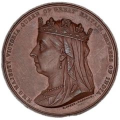 Medal - Victoria Visit to N. Wales, E. Owens, bronze