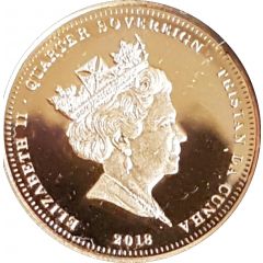 1/4 Sovereign - Elizabeth II WWI Centenary, Lest We Forget, gold