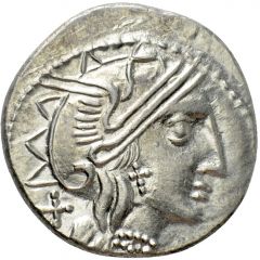 Denarius Imitation of Roman Republic Denarius