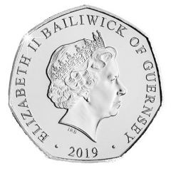 50 Pence - Elizabeth II 50th Anniversary of Concorde - Flight