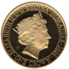 1 Crown - Elizabeth II Sir Winston Churchill, Blood, Toil, Tears and Sweat