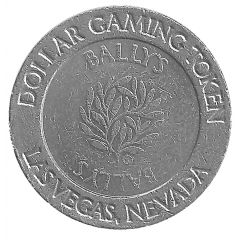 1 Dollar Gaming Token - Ballys Las Vegas, Nevada