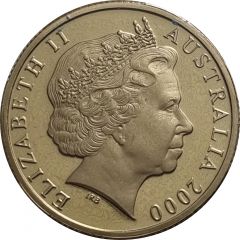 1 Dollar - Elizabeth II 4th Portrait - Mob of Roos