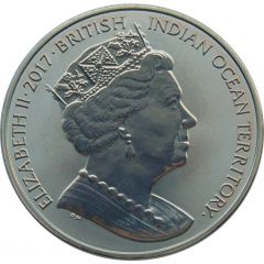 2 Pounds - Elizabeth II Green turtles, Titanium