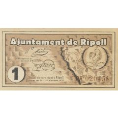 1 Peseta Ripoll