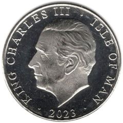 10 Pence - Charles III Laxey Wheel