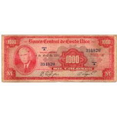 1000 Colones Series A