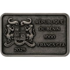 1000 Francs CFA Panda Family