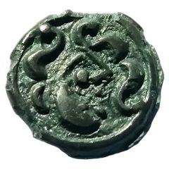 Potin with boar, torc and globules