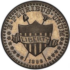 1 Cent `1896` Pattern, nickel, magnetic