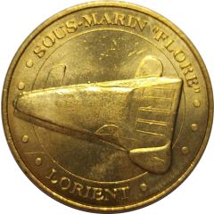 Monnaie de Paris Tourist Token - Lorient Sous-marin Flore