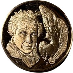Medal - Jewish People`s History Marc Chagall