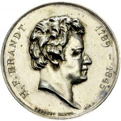 Henri-François Brandt - Swiss Numismatic Society Neuchâtel, argent