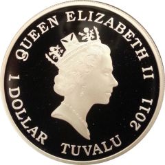 1 Dollar - Elizabeth II Golden Hind, Silver Bullion