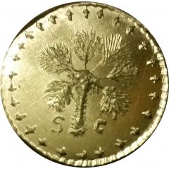 Token - C.M.C South Carolina Secession Silver Alloy