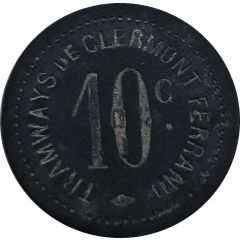 10 Centimes - Tramway de Clermont Ferrand