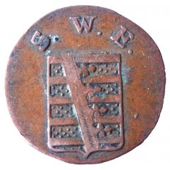 2 Pfennig - Charles Frederick