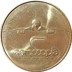 Monnaie de Paris Tourist Token - Aeroscopia Musée Aéronautique - Le Concorde