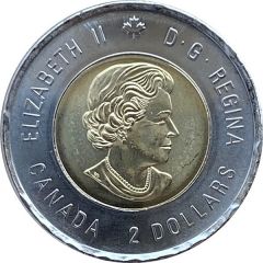 2 Dollars - Elizabeth II Bill Reid