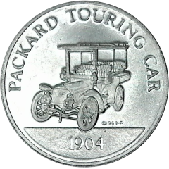 Token - Sunoco Antique Car Coins - Series 2 Packard Touring Car, Instant Winner