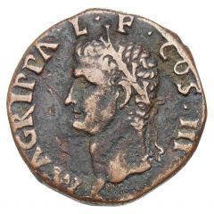 Dupondius - Agrippa TITVLLO ET MONTANO C C A II VIR