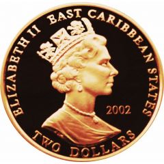 2 Dollars - Elizabeth II Duke of Wellington