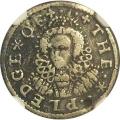 1 Penny - Elizabeth I Pattern