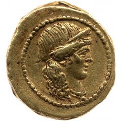 Aureus Mussidia: Lucius Mussidius Longus, L·MVSSIDI LONGI