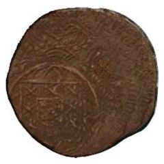 6 Reis `Januadini`- João VI Small armilar sphere - Goa mint