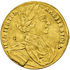 Ducat - Peter I Trade Coinage