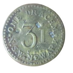 1 Drachm - N.S.W. Newark, New Jersey