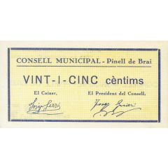 25 Céntimos Pinell de Brai