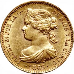 10 Escudos - Isabel II