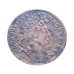 Counter token - Louis XIV - Extraordinaire des guerres - SVA INNIXUS VIRTUTE QVIESCHIT