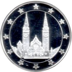 Token - 25 Countries of the European Union Votive Church of Szeged