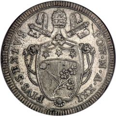 60 Baiocchi - Pius VI Cartouche
