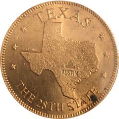 Token - Shell’s States of the Union Coin Game, Version 1 Texas