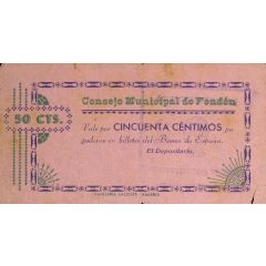 50 Céntimos Fondón