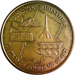 Monnaie de Paris Tourist Token - France Miniature La France comme un géant