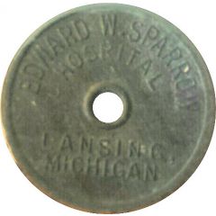 Radio Token - Edward W. Sparrow Hospital Lansing, Michigan