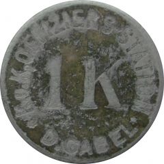 1 Krone - Deutsch-Gabel Offiziersstation