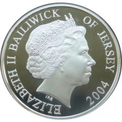 5 Pounds - Elizabeth II Golden Arrow, Silver Proof