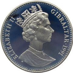 1 Crown - Elizabeth II Olympic Victor, Silver Proof