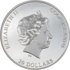 20 Dollars - Elizabeth II Silver Burst